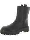 Splendid Adria Womens Leather Pull On Mid-calf Boots In Black