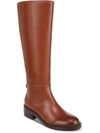 Sam Edelman Mable Womens Leather Block Heel Knee-high Boots In Multi
