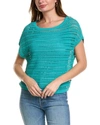 JOSEPH RIBKOFF OPEN KNIT TOP