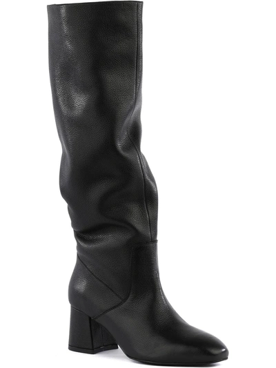 Seychelles Sealed With A Kiss Womens Casual Leather Knee-high Boots In Black