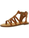 ZODIAC CALYPSO WOMENS FAUX LEATHER THONG GLADIATOR SANDALS