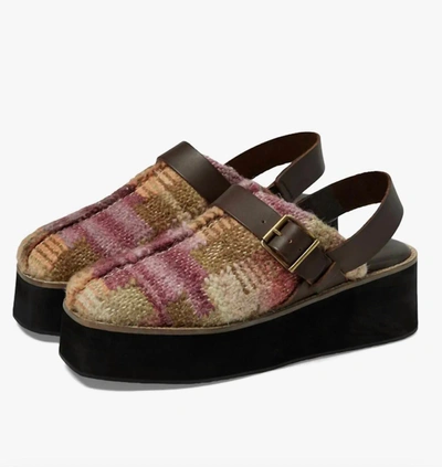 FREE PEOPLE ASTRID PLATFORM MULE IN MULTI