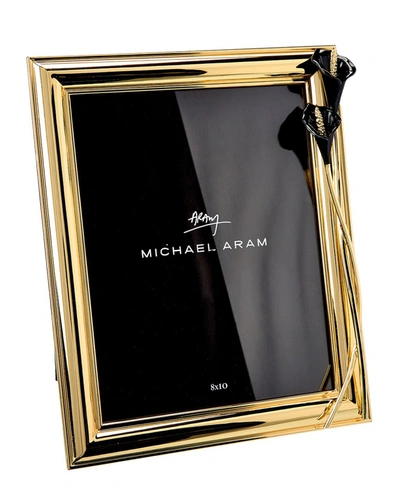 Michael Aram Calla Lily Midnight Frame 8x10 In Gold
