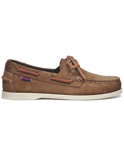 Sebago Docksides Portland Boat Shoes In Brown