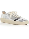 RE/DONE WOMENS LEATHER DISTRESSED CASUAL AND FASHION SNEAKERS