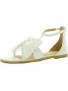 JACK ROGERS HEIDI WOMENS LEATHER BOW T-STRAP SANDALS