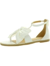 Jack Rogers Heidi Womens Leather Bow T-strap Sandals In Multi