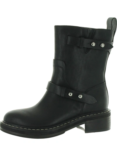 Rag & Bone Moto Tall Boots In Black