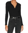 Shop Citizens Of Humanity Alba Polo Top In Black