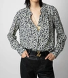 Zadig & Voltaire Tink Floral-print Blouse In Multi