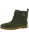 Ugg Neumel Womens Suede Faux Fur Lined Ankle Boots In Grey