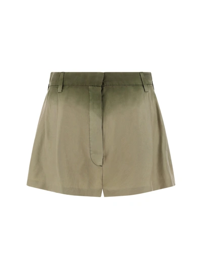 Prada Shorts In Green