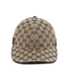 Gucci Original Gg Canvas Baseball Hat With Web