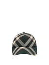 BURBERRY NYLON HAT WITH TRADITIONAL CHECK PRINT