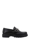 Ferragamo Elegant Douglas Loafers With Iconic Embellishment