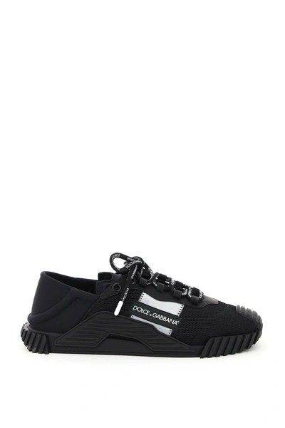 Dolce & Gabbana Neoprene Ns1 Sneakers In Black