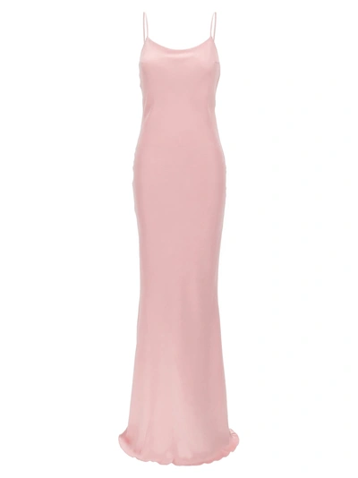 The Andamane Ninfea - Maxi Slip Dress In Pink