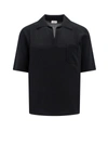 Saint Laurent Polo Cassandre In Wool Sweater
