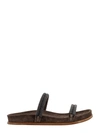 BRUNELLO CUCINELLI SUEDE SANDALS