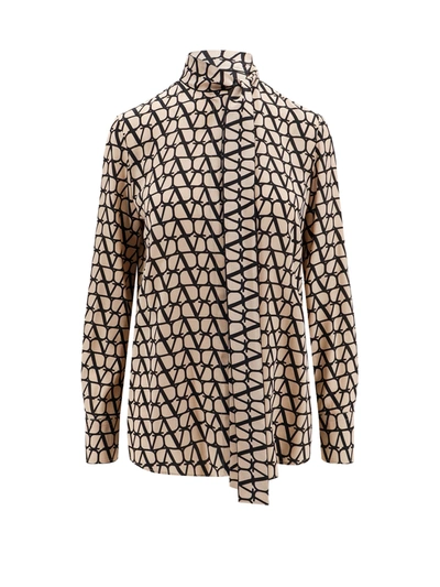 Valentino Shirt In Brown