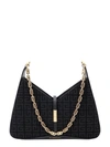 GIVENCHY SHOULDER BAG IN FABRIC WITH ALL-OVER 4G EMBROIDERY