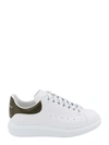 ALEXANDER MCQUEEN LEATHER SNEAKERS WITH BACK CONTRASTING PATCH