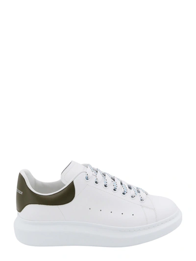 Alexander Mcqueen Sneaker Leather In White_khaki