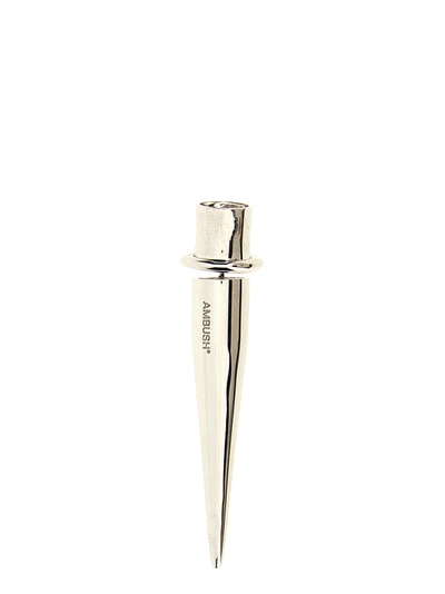 Ambush Silver Spike Pierce Single Earring