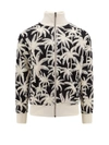 PALM ANGELS SWEATSHIRTWITH ALL-OVER PALMS PRINT