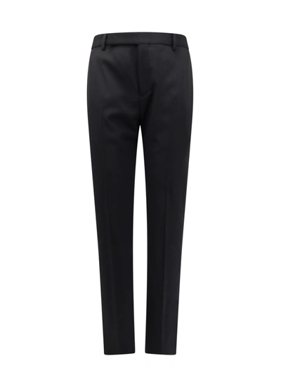 SAINT LAURENT SUSTAINABLE VIRGIN WOOL TROUSER WITH FRONTAL PINCES