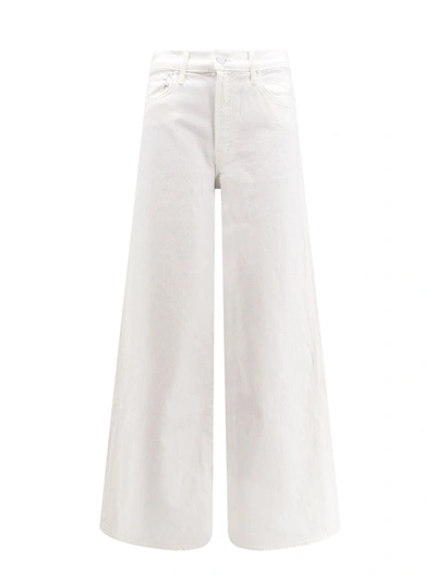 MOTHER WHITE DENIM TROUSER