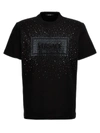 VERSACE VERSACE RHINESTONE LOGO T-SHIRT