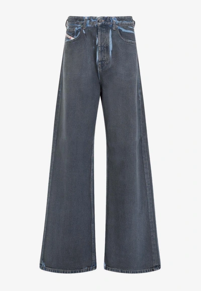 Diesel 1996 D-sire-s1 Flared Jeans In Grey