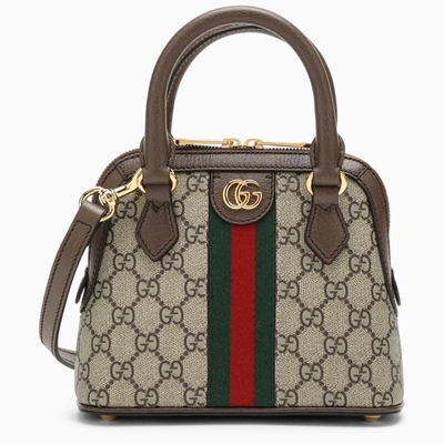 Gucci Mini Ophidia Beige/brown Handbag