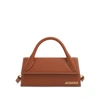 Jacquemus Womens Light Brown 2 Le Chiquito Long Leather Top-handle Bag