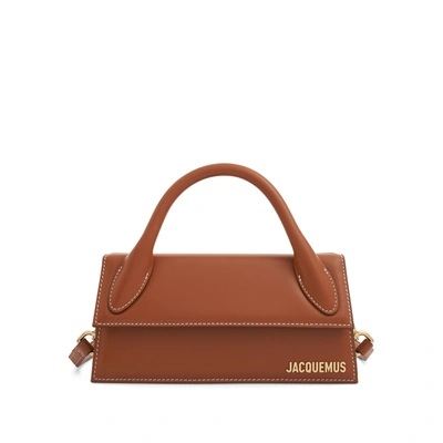 Jacquemus Le Chiquito Long Brown Leather Bag