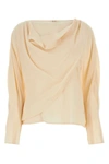 Chloé Chloe Skin Pink Crepe Blouse In Pink