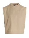 Jejia Sleeveless Blouse With Round Neck In Beige