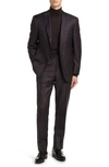CANALI CANALI SIENA REGULAR FIT PLAID WOOL SUIT