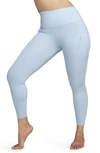 Nike Women's Go Firm-support High-waisted 7/8 Leggings With Pockets In Blue