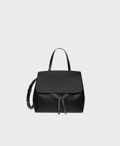 Recurate Mansur Gavriel Mini Lady Bag In Black/flamma