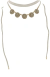 OLIVIA WELLES FAUX SUEDE LAYERED CHOKER NECKLACE