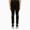AMIRI AMIRI SKINNY JEANS WITH CAMOUFLAGE PATCHES