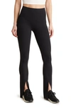 SPANX BOOTY BOOST FRONT SLIT ACTIVE LEGGINGS