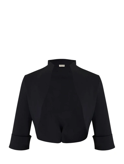 Chiara Boni La Petite Robe Woman Blazer Black Size 10 Polyamide, Elastane