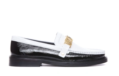 Moschino Flat Shoes In White