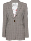 Vivienne Westwood Single-breasted Blazer In Prince Of Wales