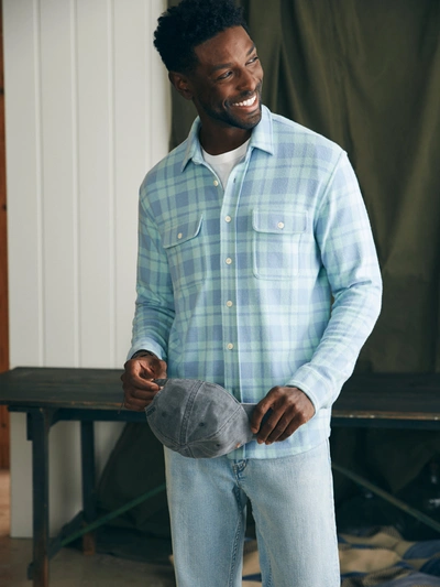 Faherty Legend&trade; Sweater Shirt In Clearwater Coast Plaid