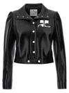Courrèges Vinyl Reedition Jacket In Black