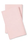 Pg Goods Pillow Gal Luxe Soft & Smooth Pillowcase 2-piece Set In Light Pink
